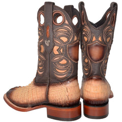 Botas de Cocodrilo Caiman Cola Horma Amplia WW