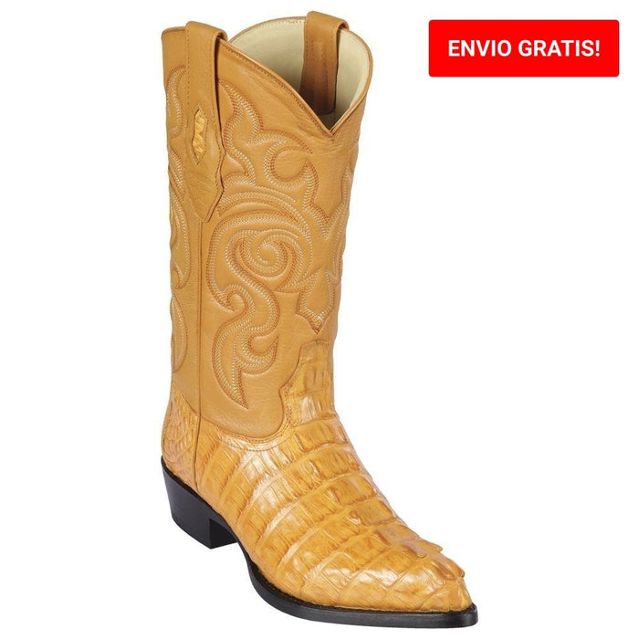 Botas de Cocodrilo Caiman Cola Original Horma Puntal LAB