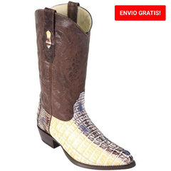 Botas de Cocodrilo Caiman Cola Horma Puntal LAB