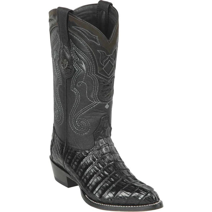 Botas de Cocodrilo Caiman Cola Original Horma Puntal