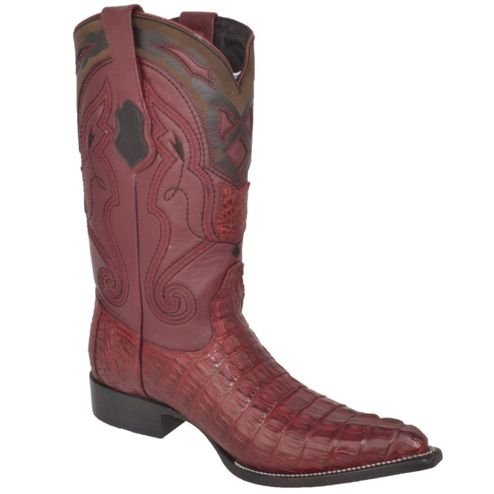 Botas de Cocodrilo Caiman Cola Punta 3X Aladino