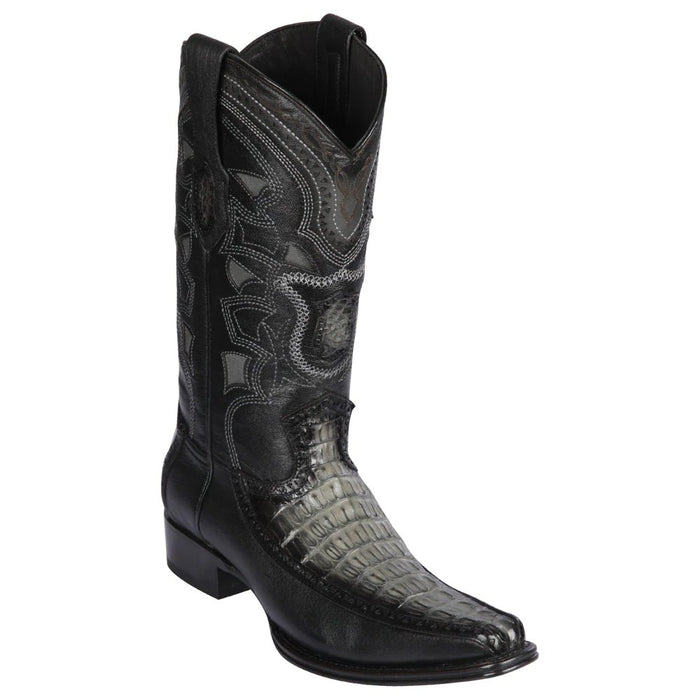 Botas de Cocodrilo Caiman con Venado Horma Europea LAB