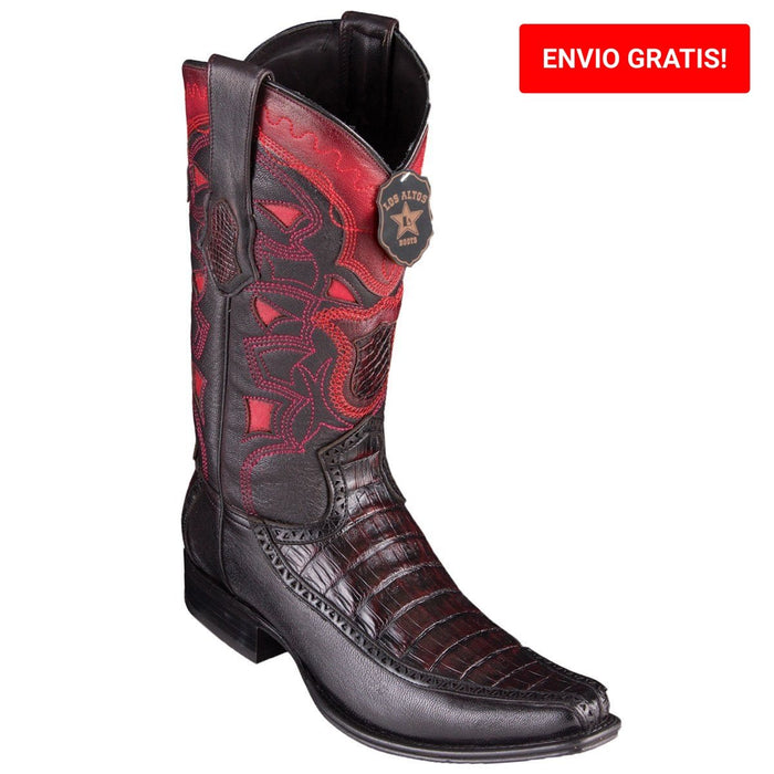 Botas de Cocodrilo Caiman con Venado Horma Europea LAB