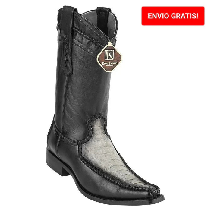 Botas de Cocodrilo Caiman con Venado Horma Europea WW