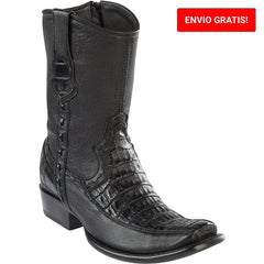 Botas de Cocodrilo Caiman con Venado Original Corta Dubai WW