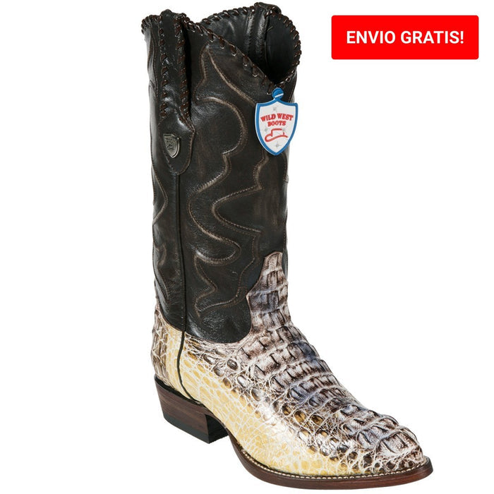 Botas de Cocodrilo Caiman Lomo Horma Puntal WW