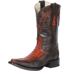 Botas de Cocodrilo Caiman Original Horma Cuadrada Europea GEN