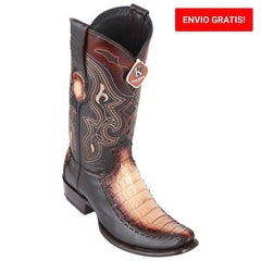 Botas de Cocodrilo Caiman Panza y Venado Horma Dubai KE