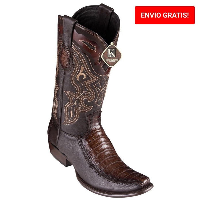 Botas de Cocodrilo Caiman Panza y Venado Horma Dubai KE