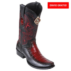 Botas de Cocodrilo Caiman Panza y Venado Horma Dubai KE