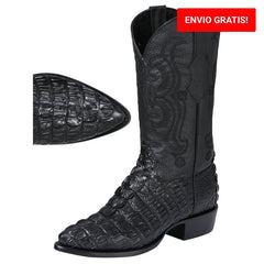 Botas de Cocodrilo Estampado Horma Puntal WD