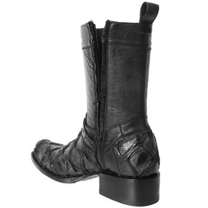 Botas de Pescado Pirarucu Original en Horma Cuadrada con Zipper WD