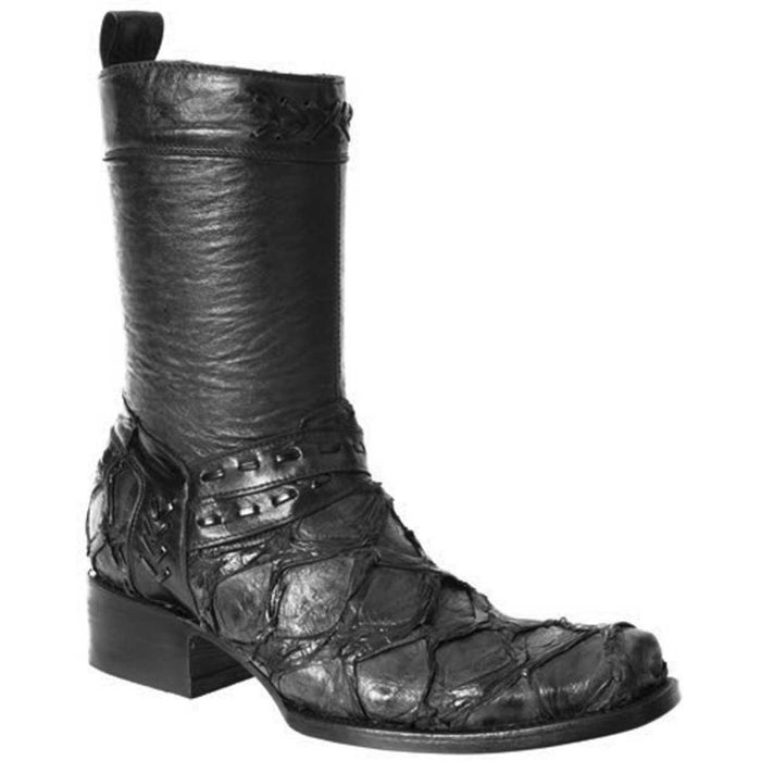 Botas de Pescado Pirarucu Original en Horma Cuadrada con Zipper WD