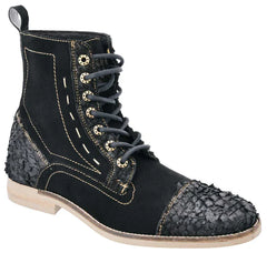 Botas de Pescado Pirarucu Original en Horma Urbana Militar WD