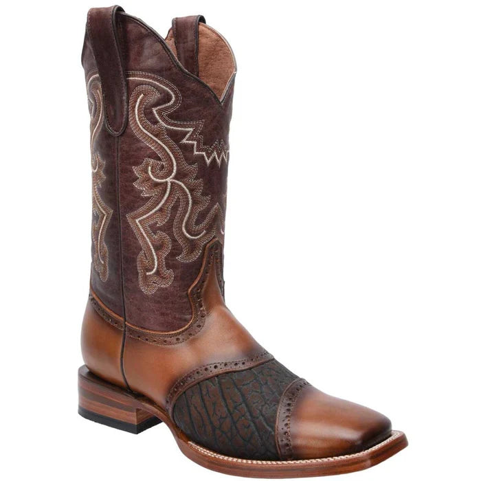 Botas Vaqueras de Cuello de Toro Original Horma Rodeo WD