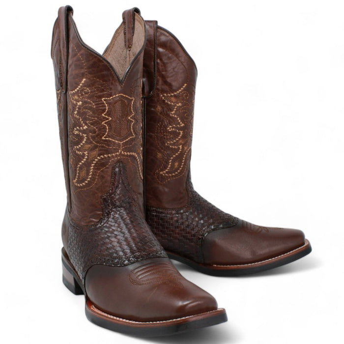 Botas Vaqueras de Cuello de Toro Original Horma Rodeo WD