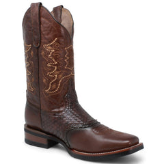 Botas Vaqueras de Cuello de Toro Original Horma Rodeo WD