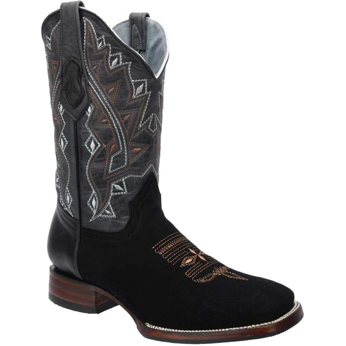 Botas Vaqueras de Cuero Crazy Nobuck Horma Rodeo WD