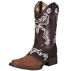 Botas Vaqueras de Cuero Crazy Original Horma Rodeo GEN