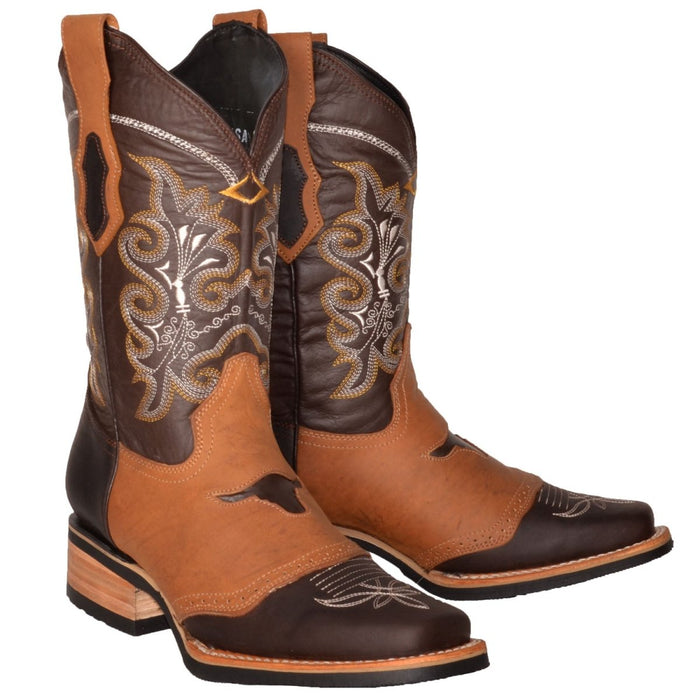 Botas Vaqueras de Cuero Crazy Original Horma Rodeo WD