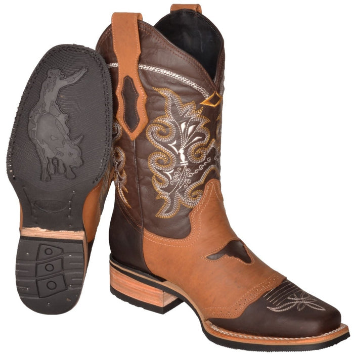 Botas Vaqueras de Cuero Crazy Original Horma Rodeo WD