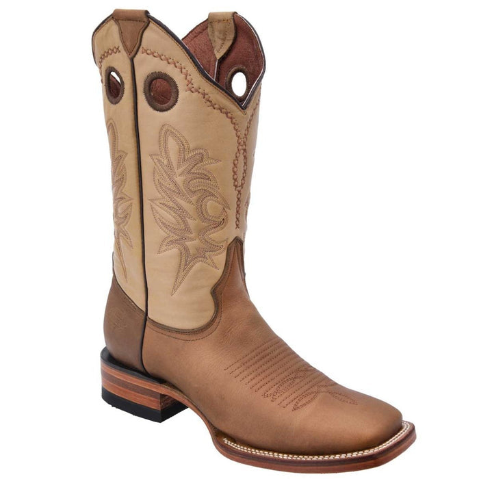 Botas Vaqueras de Cuero Horma Rodeo Americana WD