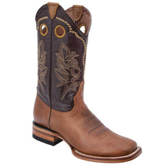 Botas Vaqueras de Cuero Horma Rodeo Americana WD