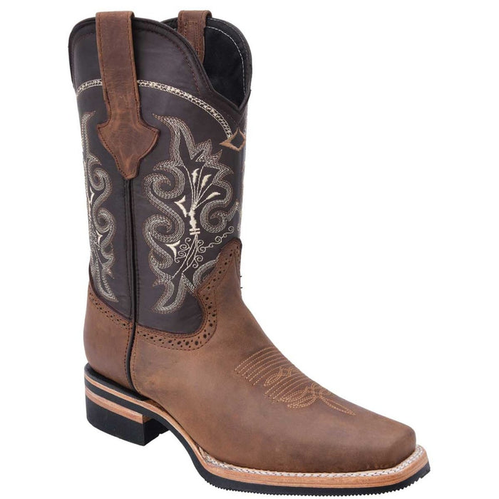 Botas Vaqueras de Cuero Original Horma Rodeo WD