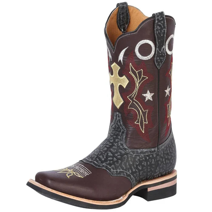 Botas Vaqueras de Puntera Denver de Cuello Horma Rodeo GEN