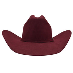 Cowboy Felt Hat 50X Texas Shape Burgundy