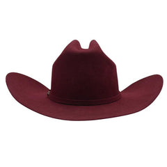 Cowboy Felt Hat 50X Texas Shape Burgundy