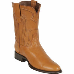 Botas de cuero Los Altos Original para hombre con punta de cuerda, color miel