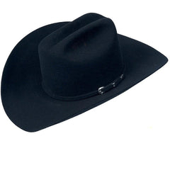 Serratelli 3X Felt Western Cowboy Hat Black 4" Brim