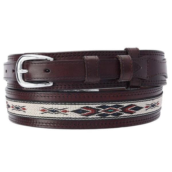 Texano Ranger Premium Leather Belt Black - Cinto de Piel Negro