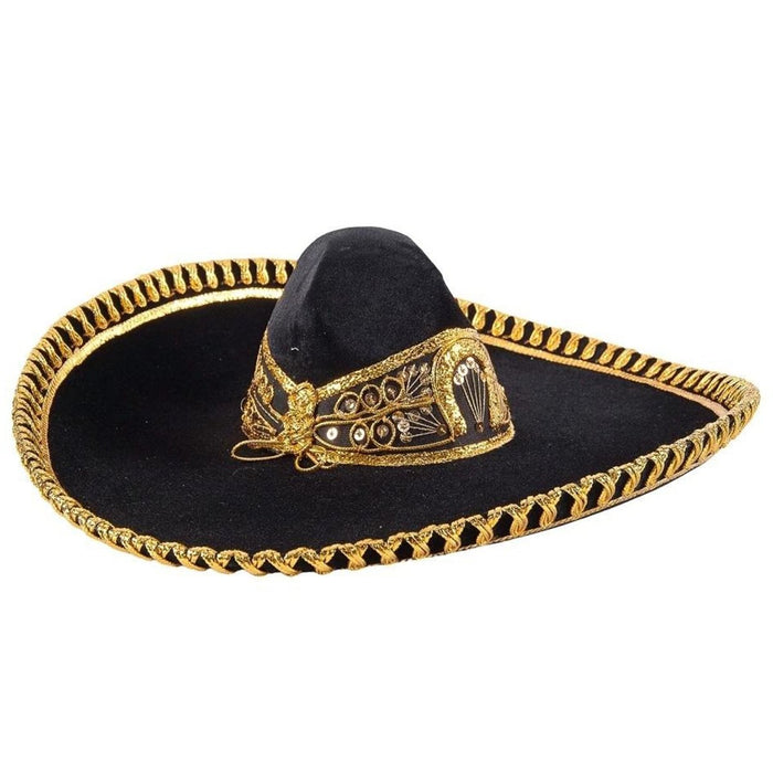 Traje de Charro para Hombre (TODO INCLUIDO) Negro con Oro IMP