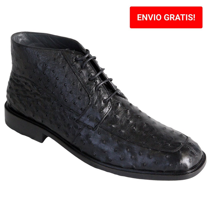 Zapato Botín Piel Avestruz